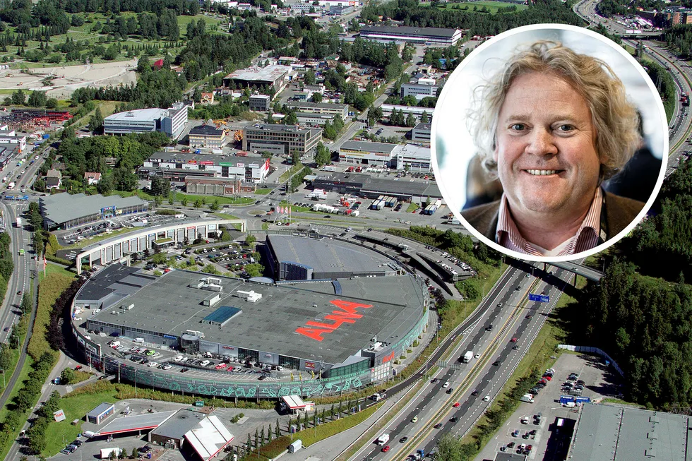 Dagligvaremilliardær Johan Johannson og familien satser på kjøpesenteret Alna senter på Alnabru i Oslo. Foto: Pangea Property Partners og Gunnar Blöndal
