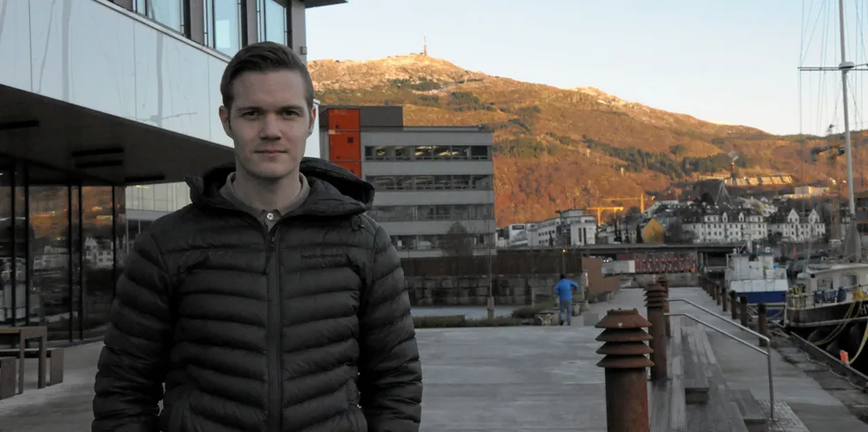 Erlend Vassbotten er daglig leder i Steinvik Fiskefarm