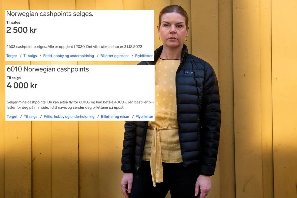 – Om Norwegian går konkurs sitter du igjen med null, niks og nada, rett og slett, sier leder for Forbrukerdialog Pia Cecilie Høst i Forbrukerrådet.