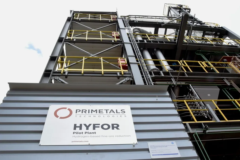 Primetals' pilot HYFOR plant in Donazwitz, Austria.