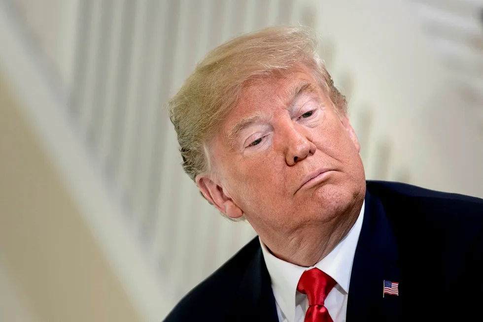 US President Donald Trump
