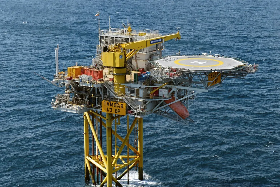 Gas lift: Tambar platform