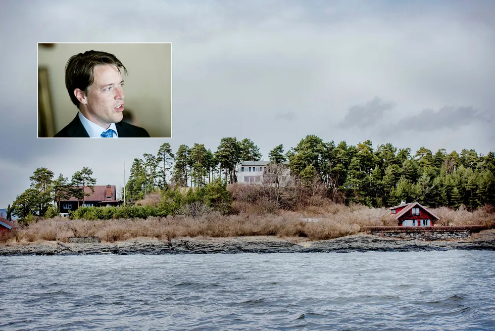 Nå er det klart at Fredrik Halvorsen sikret seg en 23 mål prakteiendom i Strømstangveien på Snarøya. Foto: Fartein Rudjord
