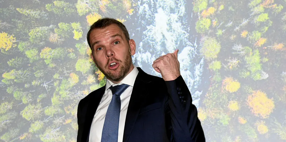 Steffen Syvertsen, konsernsjef Agder Energi, er en av få kraftverkssjefer som ser sterkere tall så langt i år sammenlignet med fjoråret.