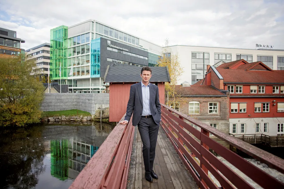 Seismic shift: PGS chief executive Rune Olav Pedersen is finding new opportunities for the company that are part of the energy transition
