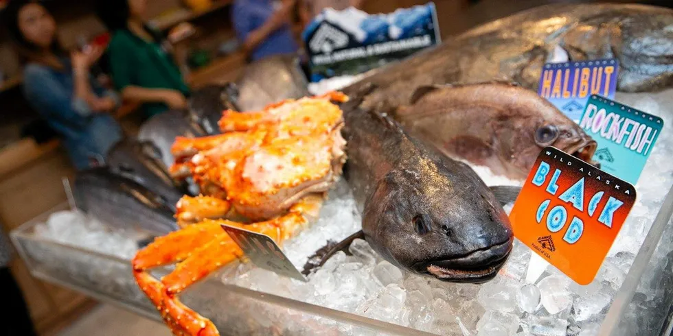 The Alaska Seafood Marketing Institute (ASMI) is the lead group pushing Alaska seafood products worldwide, including black cod, halibut and rockfish seen above.