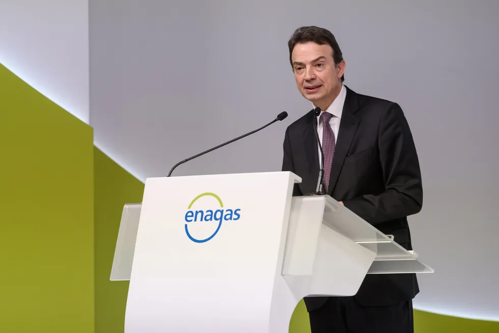 Enagas CEO Arturo Gonzalo