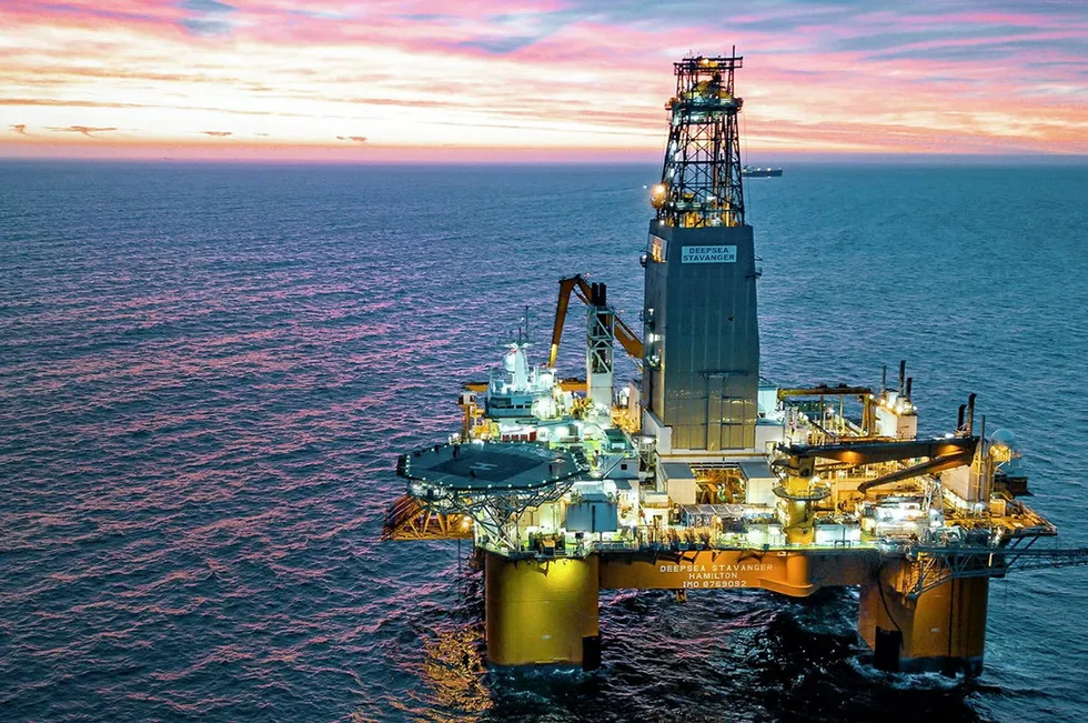 Exploration drilling: the semi-submersible Deepsea Stavanger