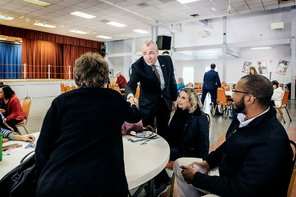 Den tidligere finansmannen og diplomaten Phil Murphy kjemper for å bli New Jerseys neste guvernør. DN var med ham da han tidligere denne uken sanket stemmer på et valgkamparrangement i fylket Monmouth County. Foto: Johannes Worsøe Berg