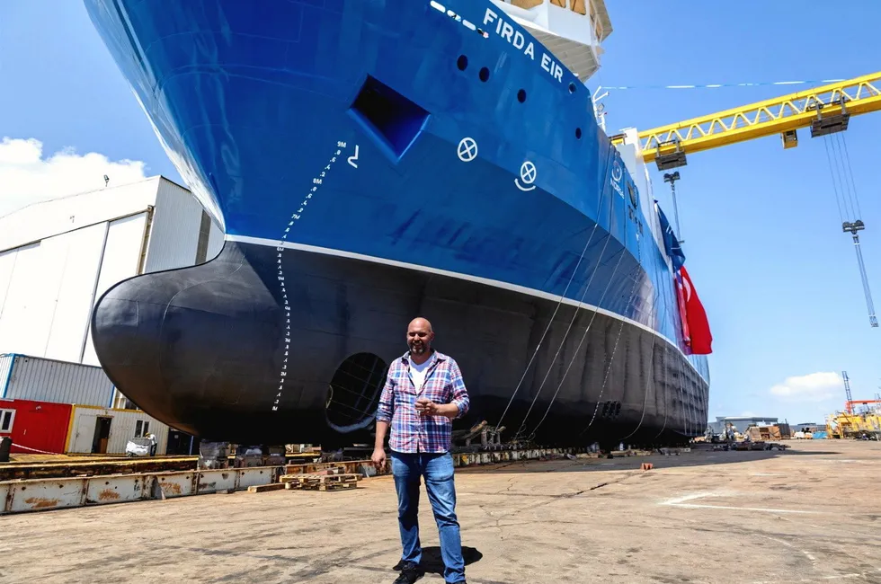 Jon Håvardsen. Verftssjef og eier av Norse Shipyard i Tyrkia. Han regner med at verftet sender hjem to-tre skip til Norge i løpet av 2025.