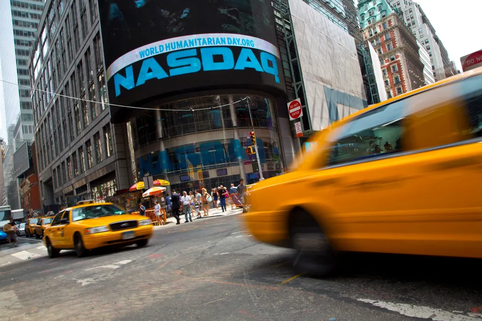 Teknologiaksjene på Nasdaq-børsen i New York faller onsdag.