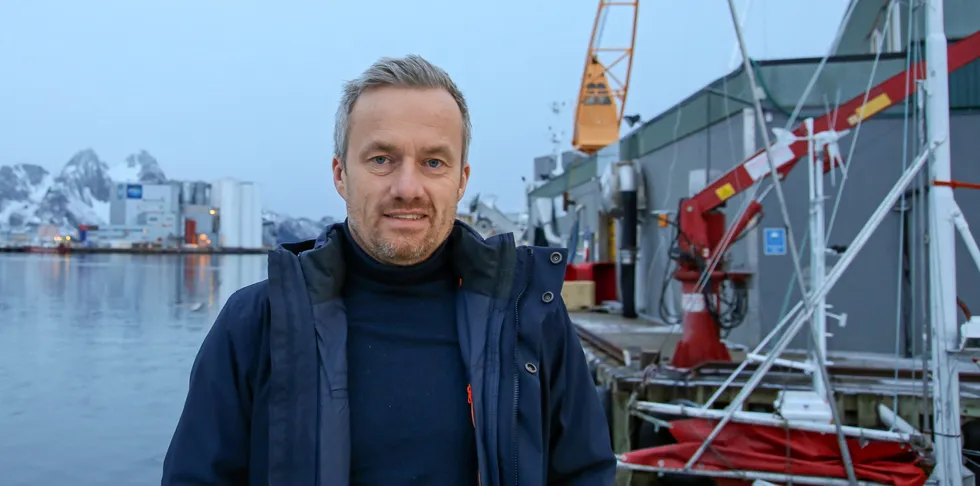 Arne Karlsen, administrerende direktør i Gunnar Klo AS, som eksporterer både hvitfisk og laks.