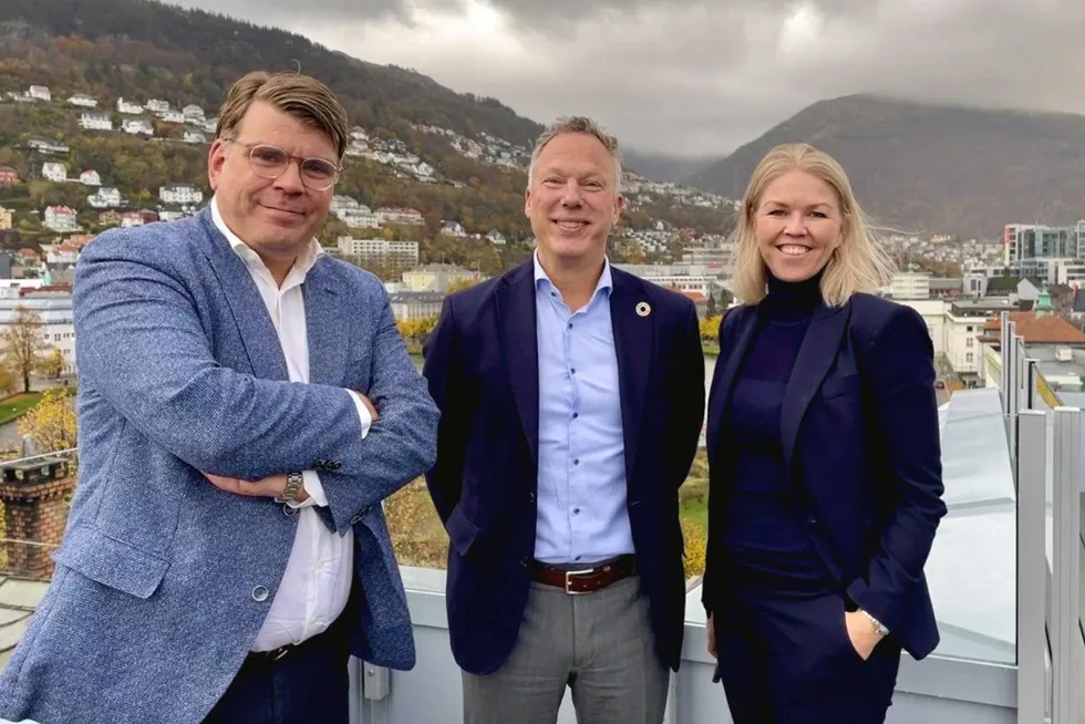 Sigvald Sveinbjørnsson (t.v.), Ole Jørgen Eikanger Siv Remøy Vangen.
