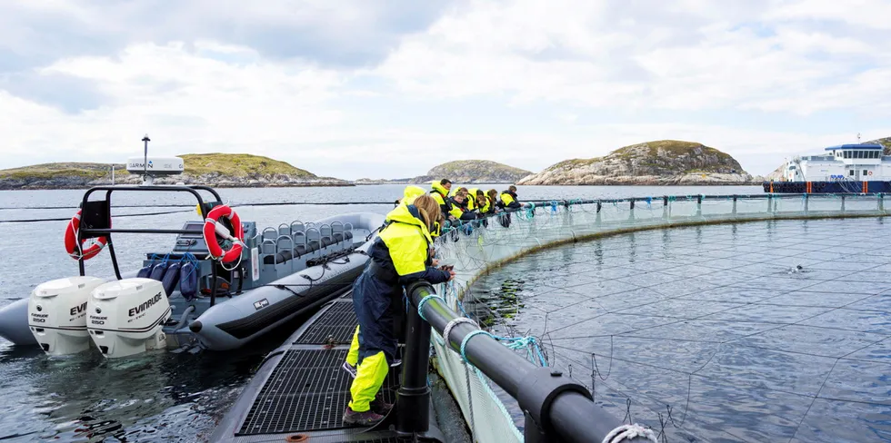 Bjørøya har et visningsanlegg i Flatanger kommune.