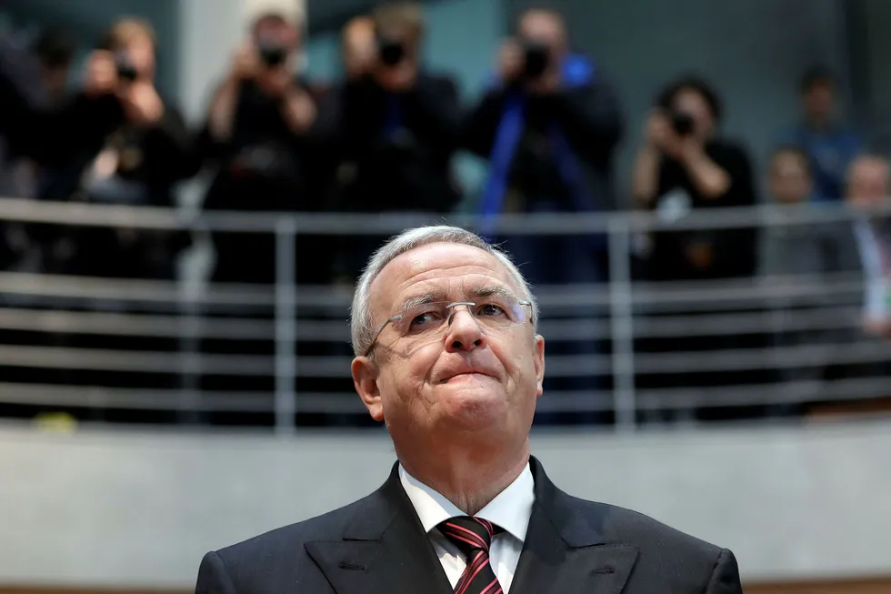 Martin Winterkorn trakk seg som konsernsjef i september 2015, Foto: Michael Sohn