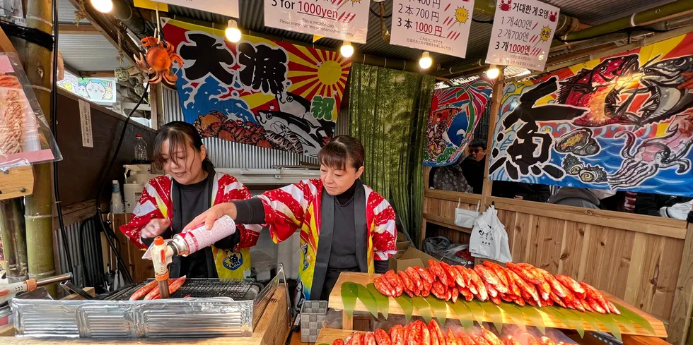 Russia is steadily increasing its exports of surimi to Japan, where the product is a mainstay of Japanese diets.