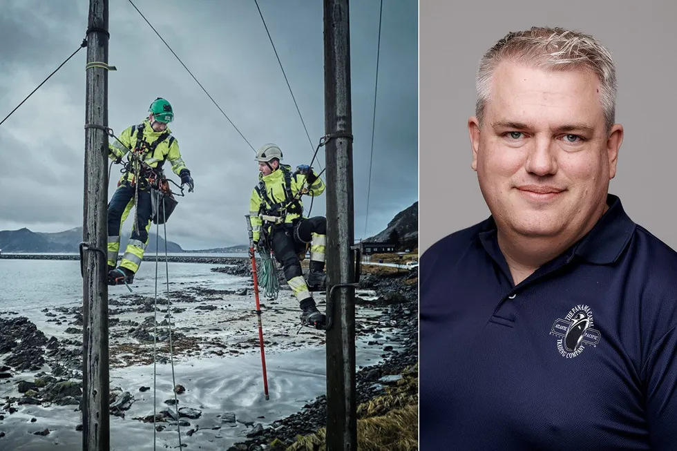 Atle Isaksen (til h) er konstituert administrerende direktør i Linja.