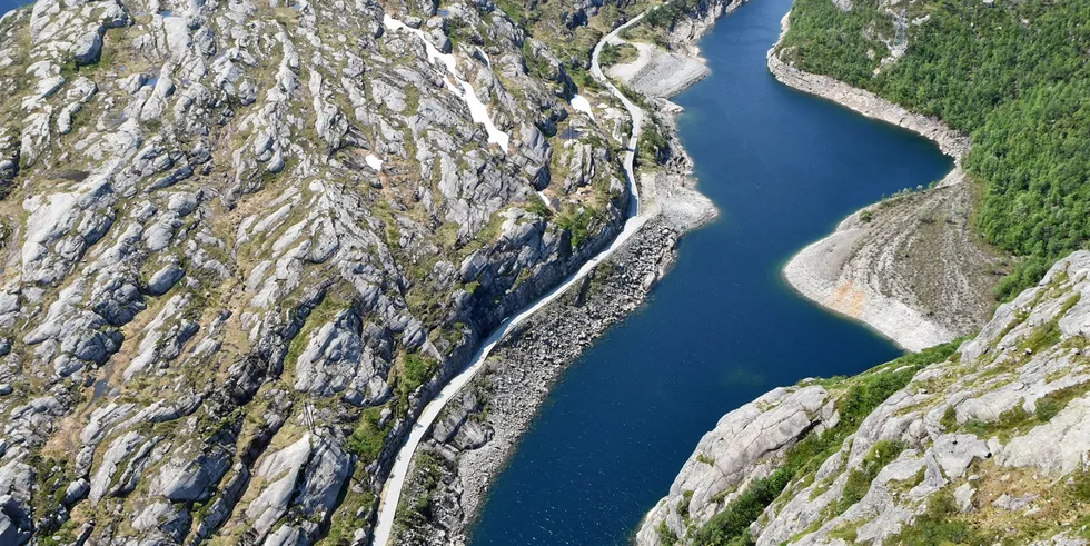 Illustrasjonfoto fra Lysebotn.