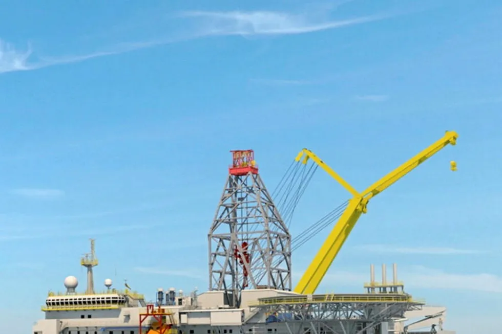 On the drawing board: draft concept of Equinor rig of the future