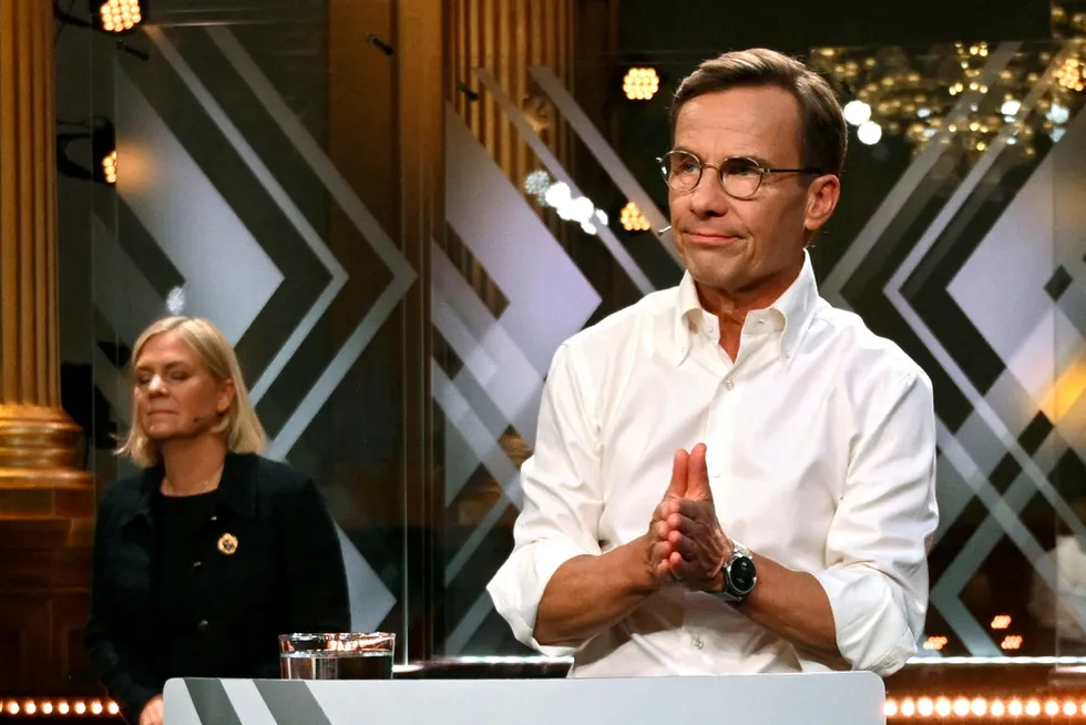 Dobbelt trøbbel. Ulf Kristersson fra Moderaterna får det hardt som statsminister. Magdalena Andersson får det heller ikke lett som leder for Socialdemokraterna, et parti som sjelden briljerer i opposisjon.