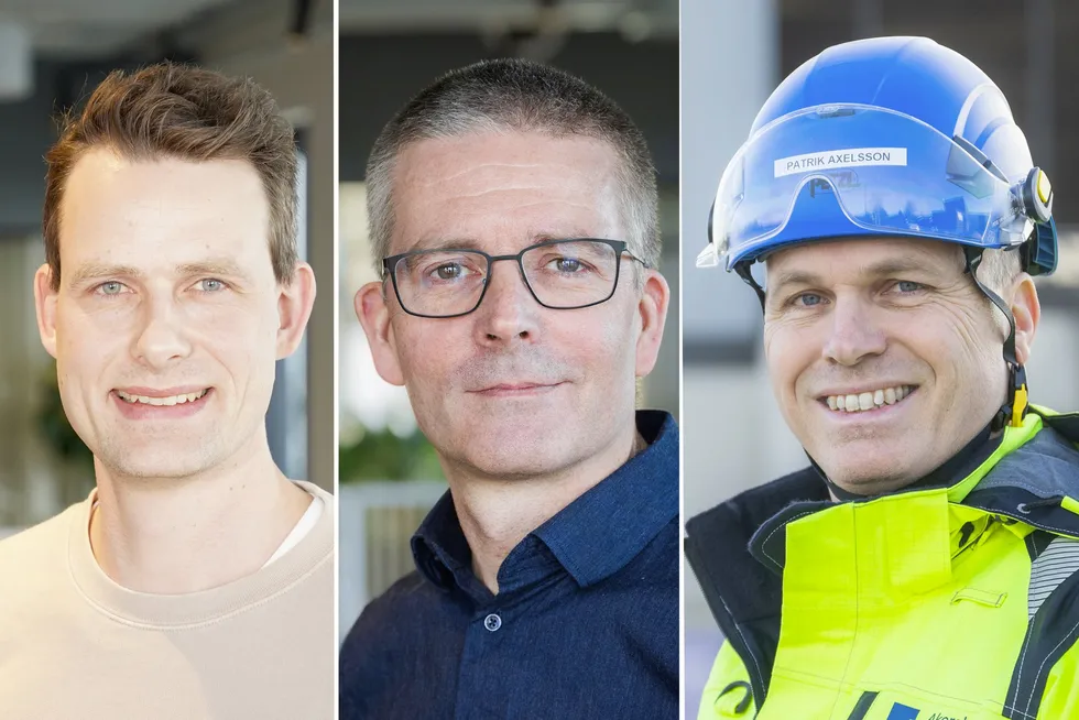 Maskinmester i Skien Kraftproduksjon, Ole Gunnar Silseth Storaker, leder for IT og digitalisering, Martin Reuter, og daglig leder for Akershus Energi Varme, Patrik Axelsson, er alle nye ledere i Akershus Energi.