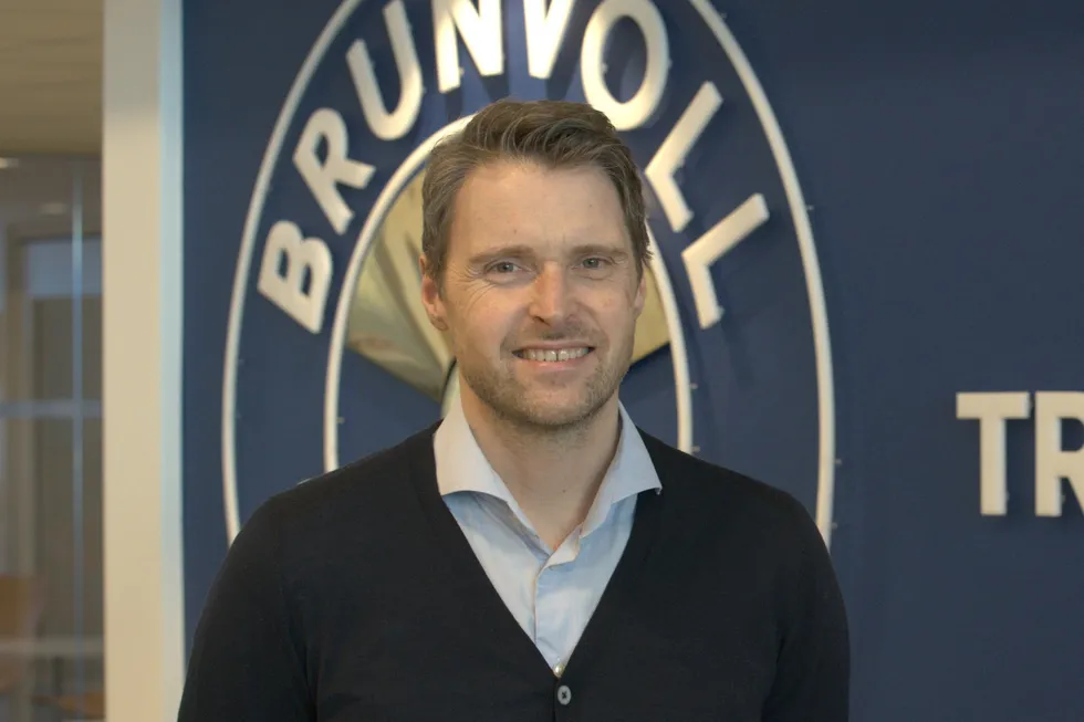 Geir Larsen, salgsdirektør Brunvoll. Selskapet fra Molde har fått merke at den grønne satsingen i USA har bremset opp.