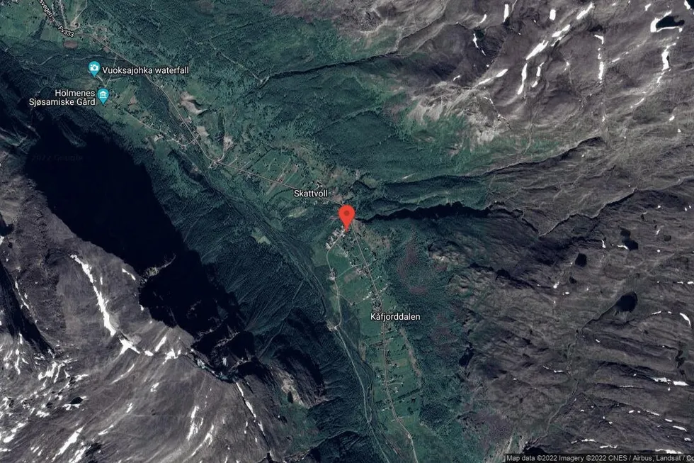 Området rundt Stasjonsveien 12, Gáivuotna – Kåfjord – Kaivuono, Troms og Finnmark