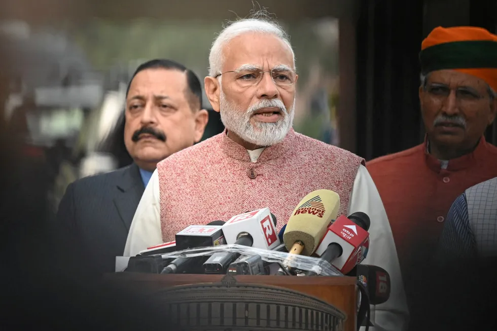 Indian Prime Minister Narendra Modi.