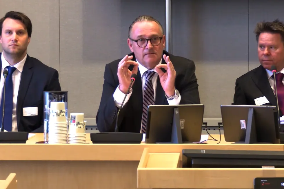 Hans Sande, sjøkaptein og administrerende direktør i Norsk Sjøoffisersforbund.