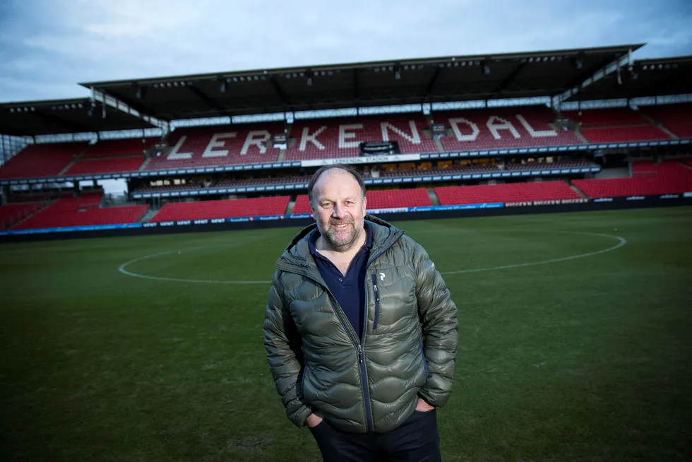 Eiendomsinvestor Ivar Koteng er fornøyd med fjoråret for investeringsselskapet hans Koteng Holding. Her på Rosenborgs hjemmebane, Lerkendal. Foto: Ole Morten Melgård