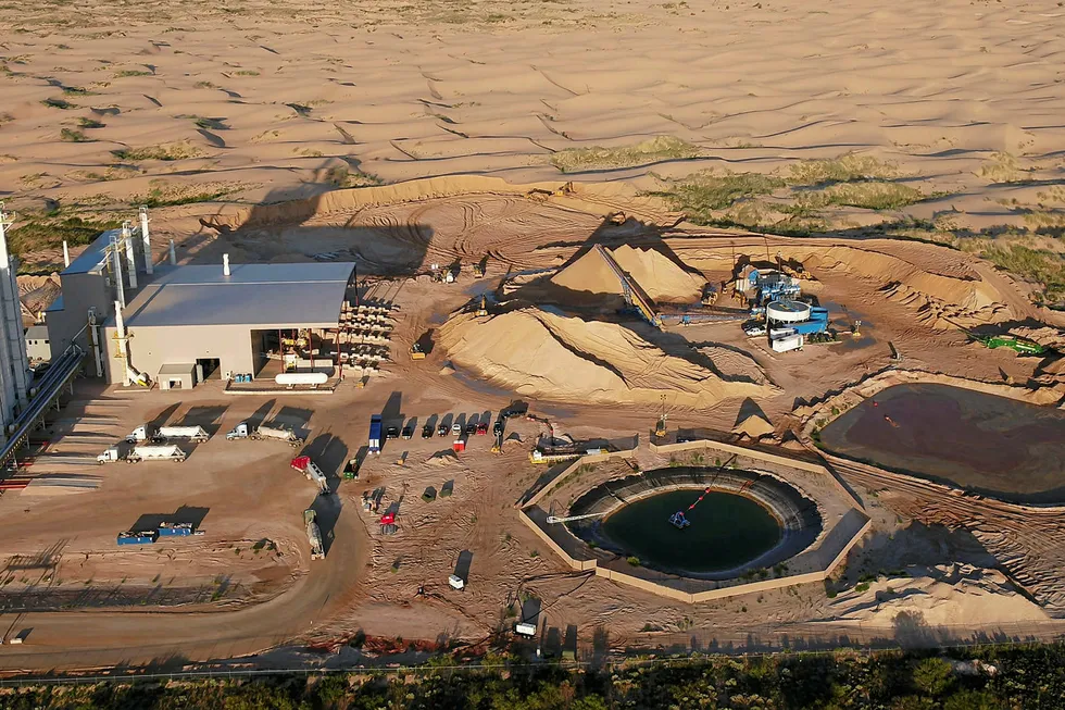 New facility to be built: Hi-Crush proppant's first sand mine in Kermit, Texas