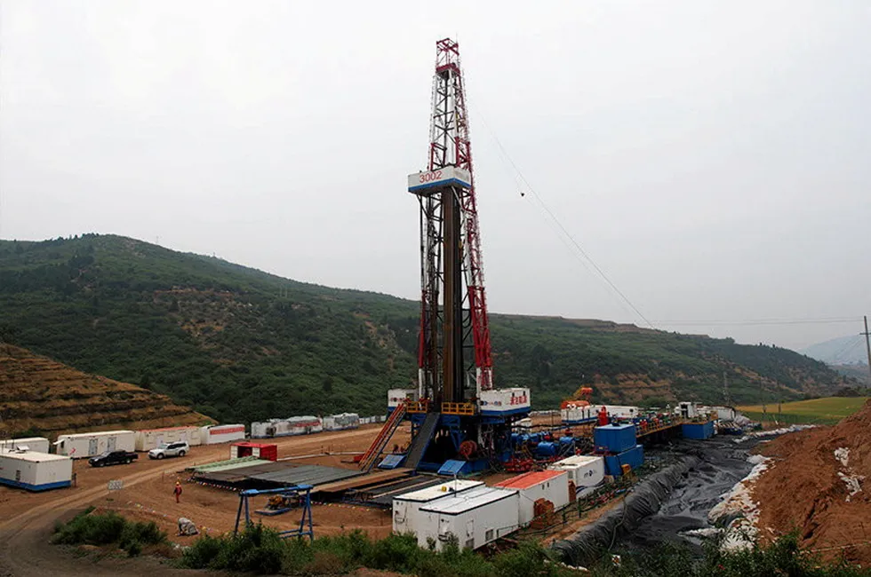 Drill pad: the Mabi coalbed methane play in China's Shanxi province.