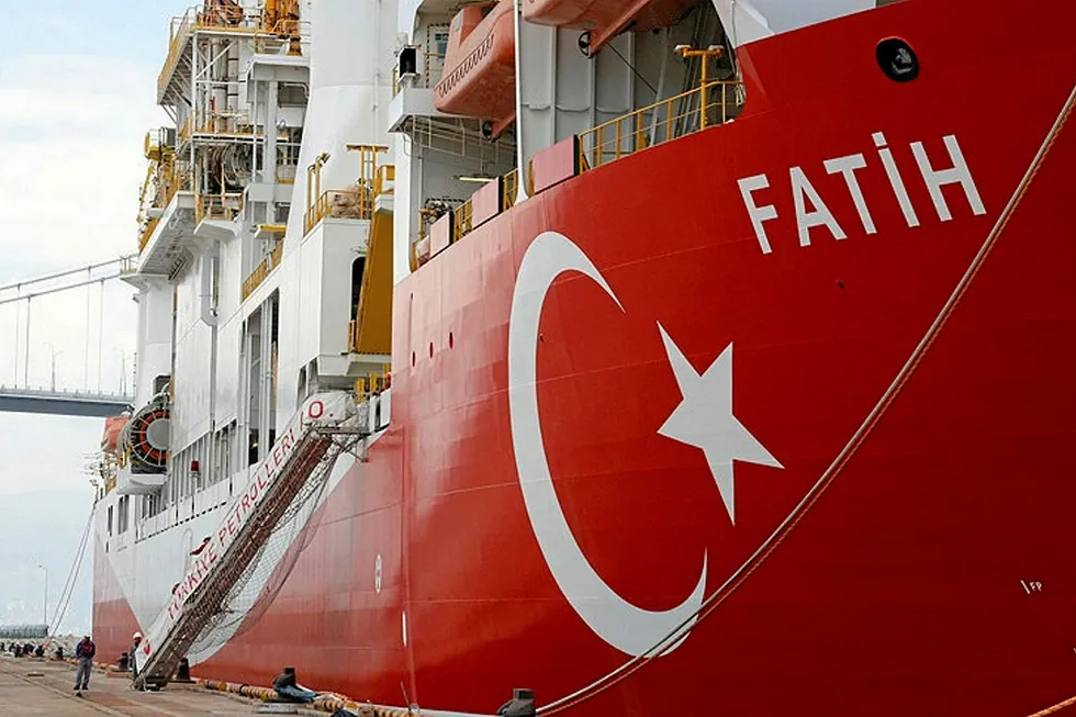 Drilling ahead: the drillship Fatih has spud an appraisal at Sakarya in the Black Sea