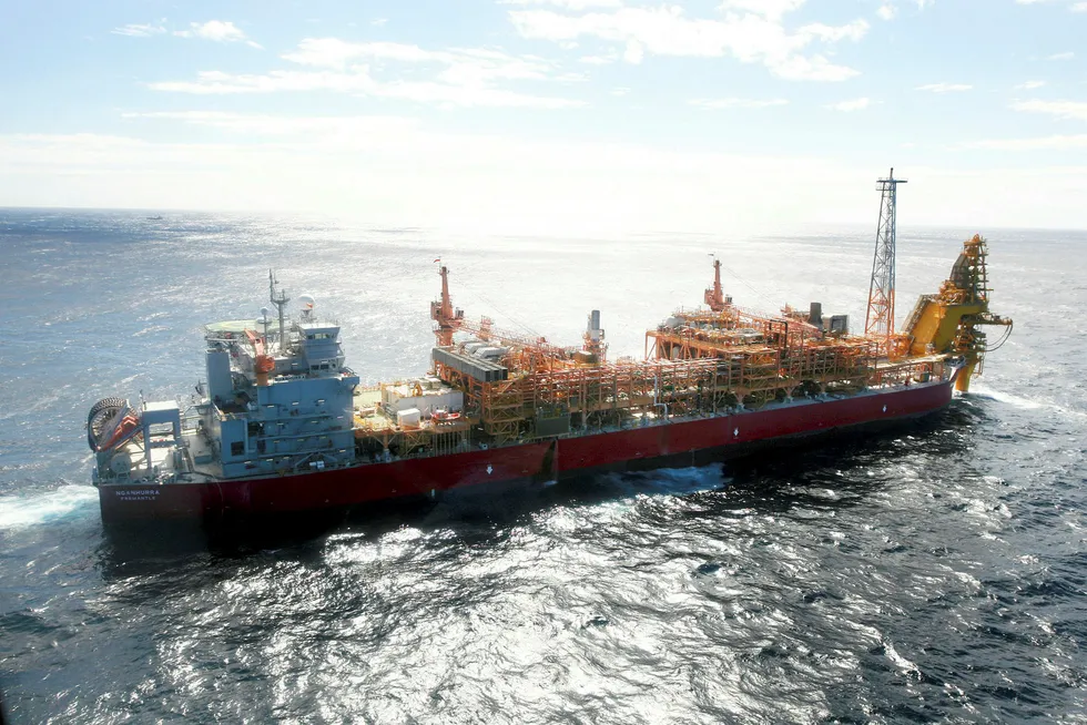 Past life: the Nganhurra FPSO on station at the Enfield project, Western Australia
