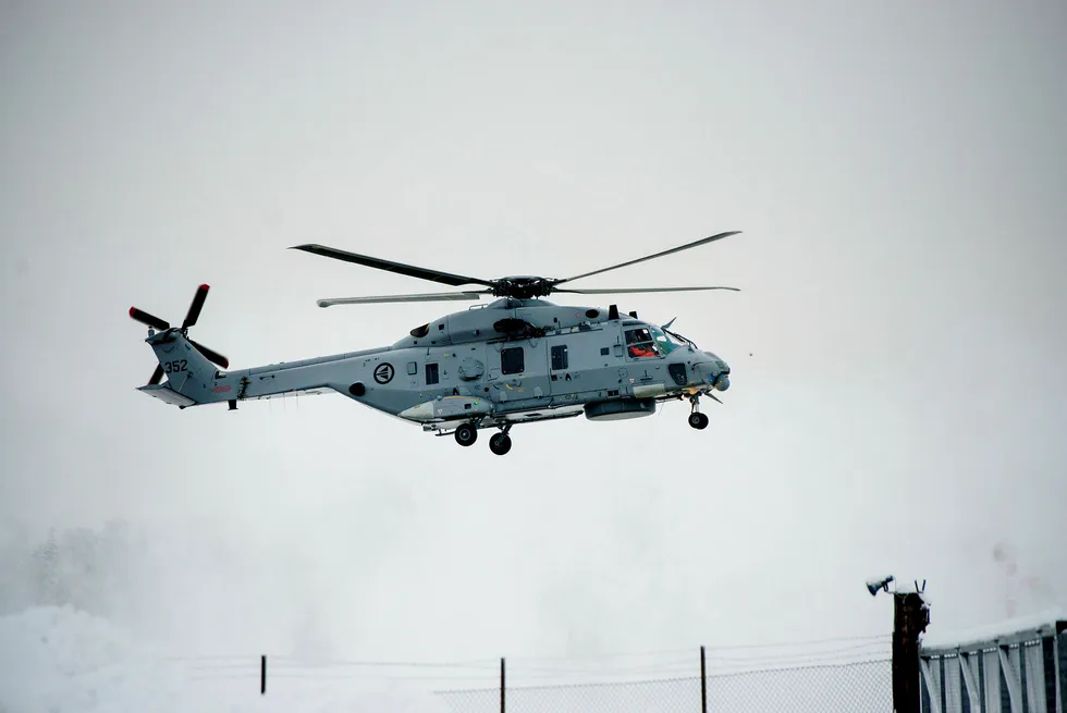 Den syvende NH90-maksinen ankom Norge rundt 10 år forsinket.
