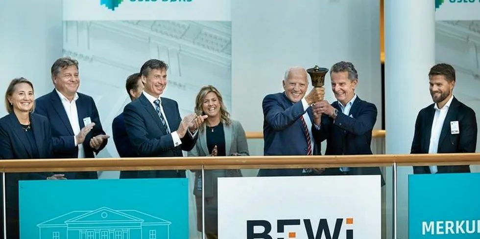 Bewi er notert ved Euronext Growth, tidligere Merkur Market.