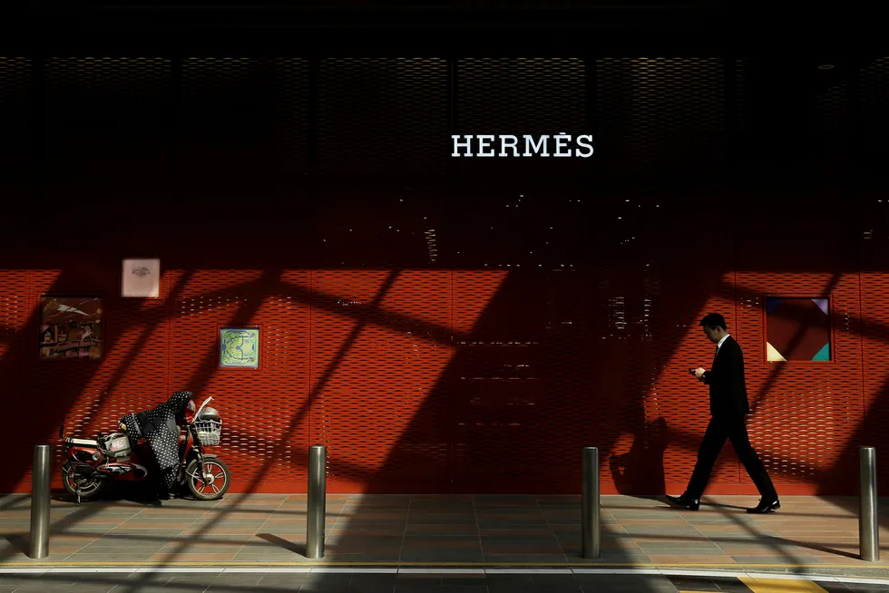 Franske Hermès, som er mest kjent for luksusvesker, er siste selskap som friskmelder det kinesiske luksusforbruket.