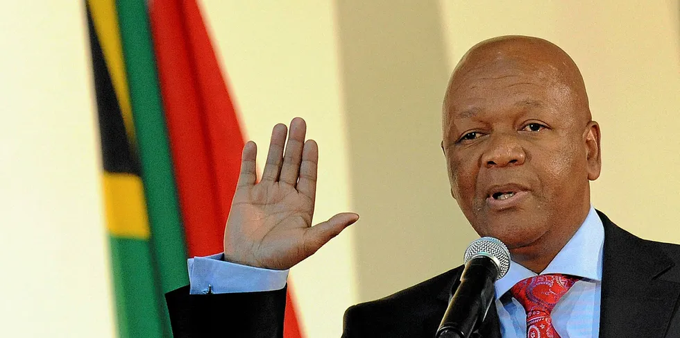 South African energy minister Jeff Radebe.