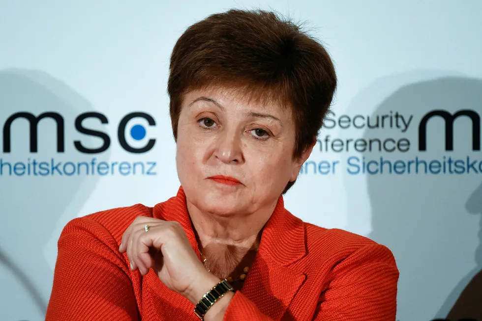Flere utfordringer står for døren, blant annet faren for en koronabølge nummer to, advarer IMF-sjef Kristalina Georgieva