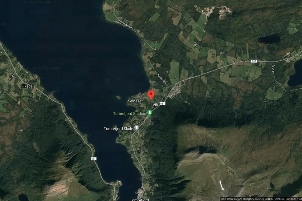 Området rundt Johnvegen 11A, Vestnes, Møre og Romsdal