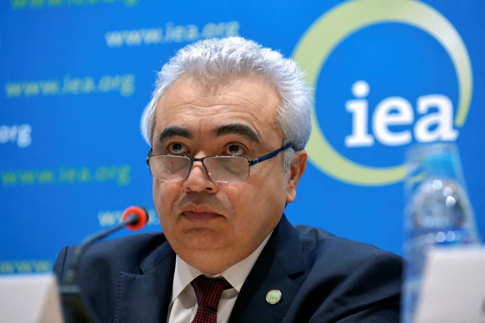 Outlook warning: IEA executive director Fatih Birol