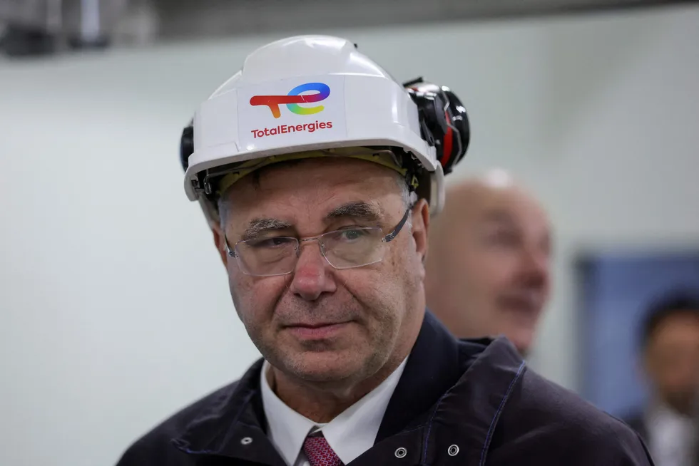 New project: TotalEnergies chief executive Patrick Pouyanne.