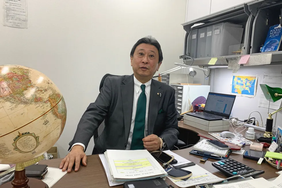 CCUS plans: Chubu Electric global business division chief executive Hiroki Sato is spearheading a large carbon capture, utilisation and storage project with BP.