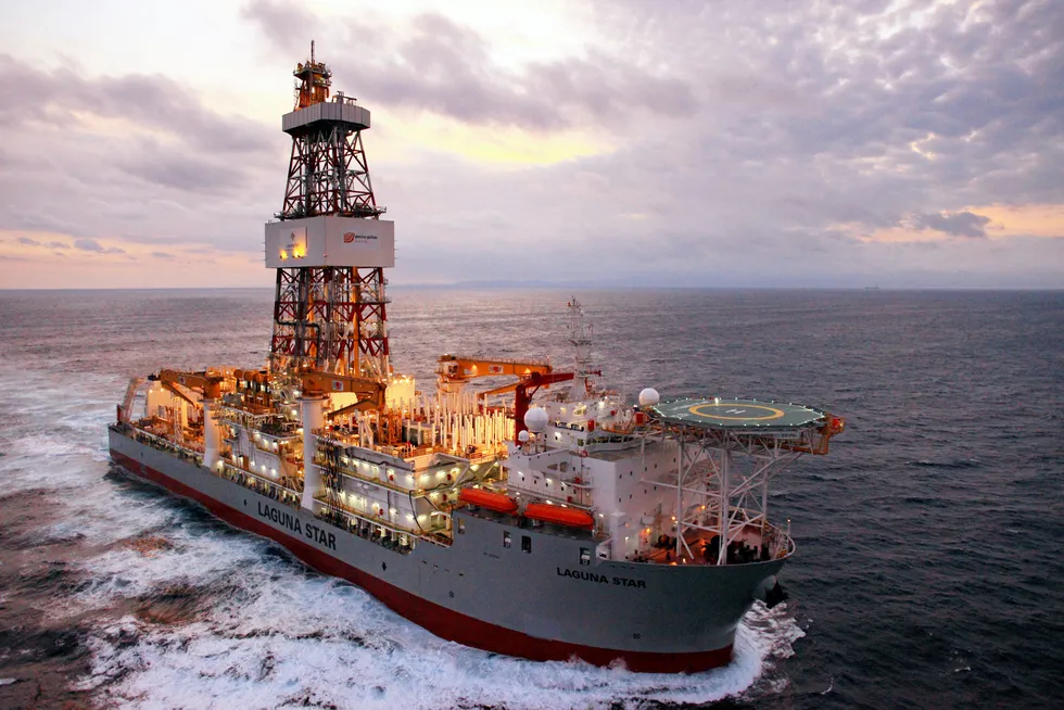 Revised terms: the Constellation Oil Services drillship Laguna Star is currently on charter with Petrobras off Brazil