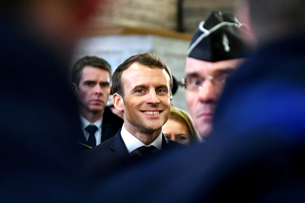Frankrikes president Emmanuel Macron har bygget seg opp på løfter om mer Europa og mer fransk-tysk økonomisk samarbeid. Foto: Denis Charlet/Reuters/NTB Scanpix