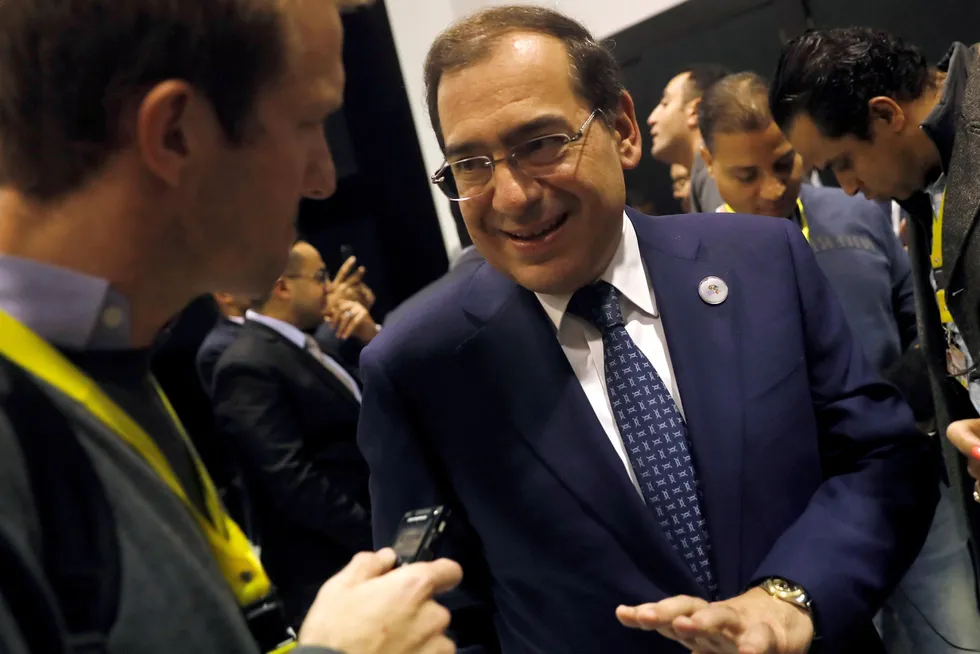Fresh oil: Tarek El Molla, Egypt's Minister of Petroleum, will welcome the new onshore discovery.
