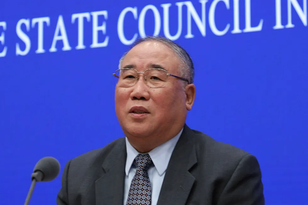Kinas forhandlingsleder Xie Zhenhua sier klimaforhandlingene er gått i vranglås.