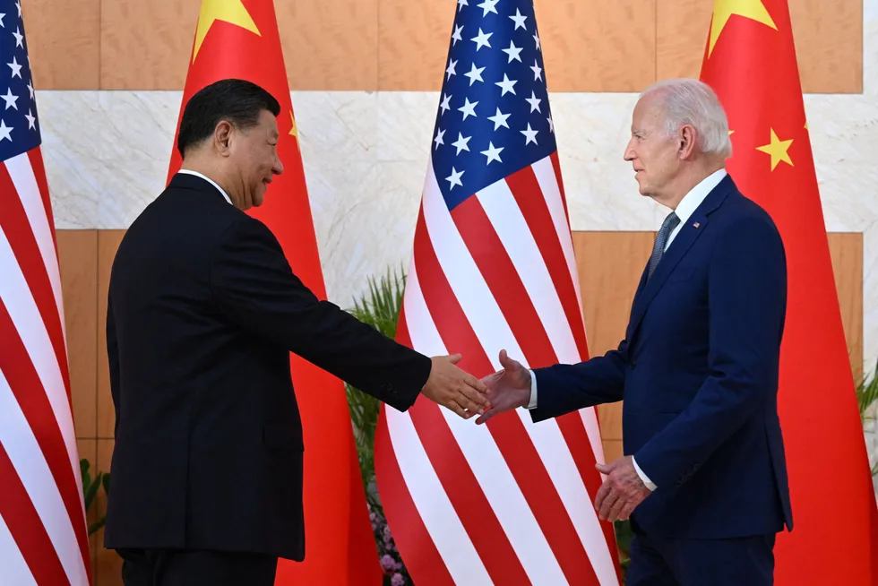 USAs president Joe Biden og hans kinesiske kollega Xi Jinping møttes sist under G20-møtet i Indonesia i november 2022. I neste uke møtes de på nytt i San Francisco under Apec-møtet.