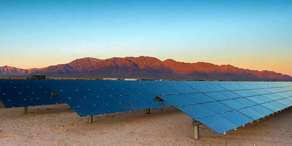 NextEra Energy's Desert Sunlight project in California's Mojave Desert