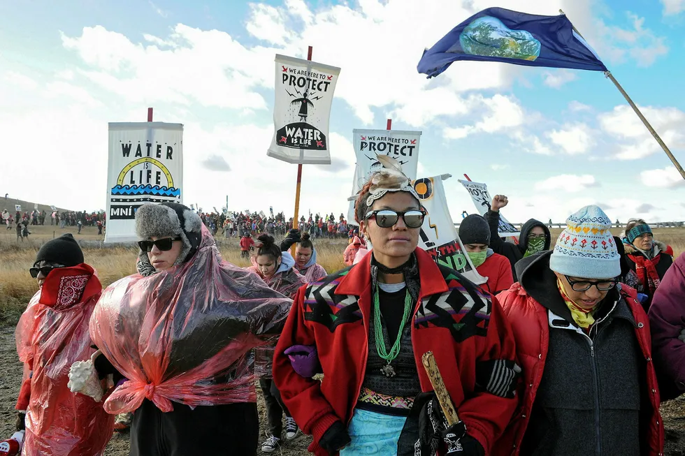 Protest: activists fight Dakota Access